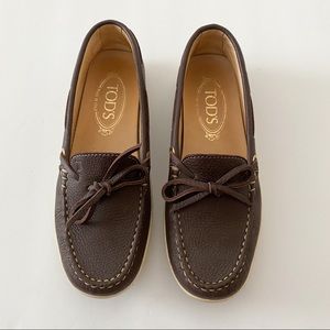 Tod's Slip On Moccasin Gommino Loafers Leather